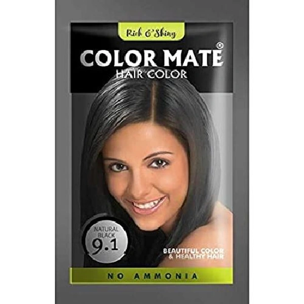 COLOR MATE HAIR COLOR BLACK - 9.1