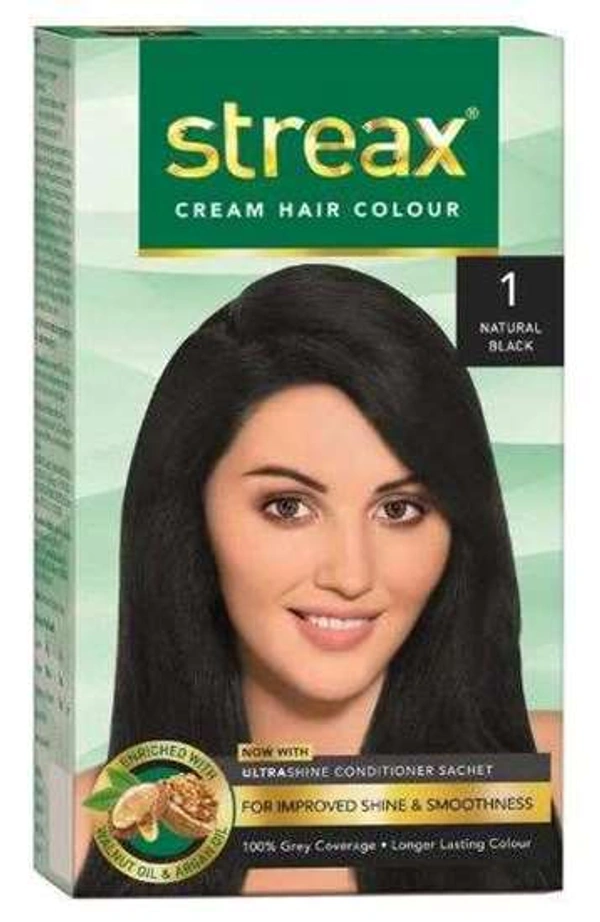STREX HAIR COLOR - 1 natural black
