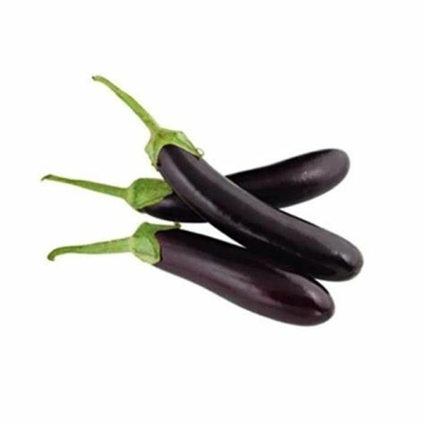 Black Long Brinjal (काला लंबा बैंगन) – - (500gm)