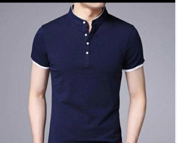 Trendy Mndarin Cotton T-Shirts