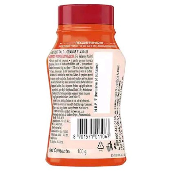 Eno Orange Flavour Fruit Salt 