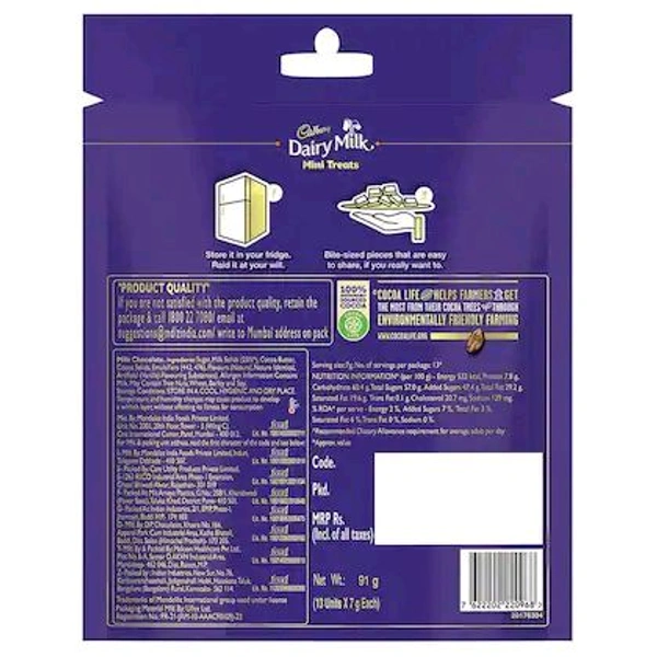 Cadbury Dairy Milk Chocolate Mini Treats 