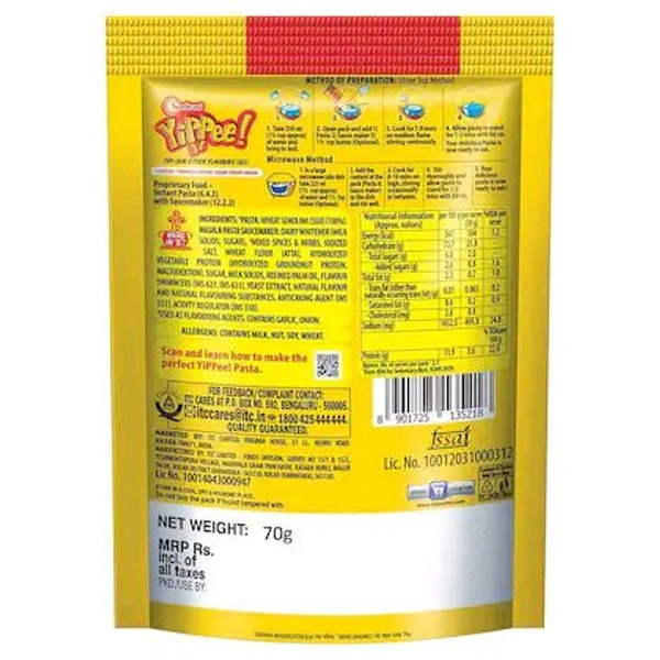 Yippee! Instant Pasta Treat - Masala 