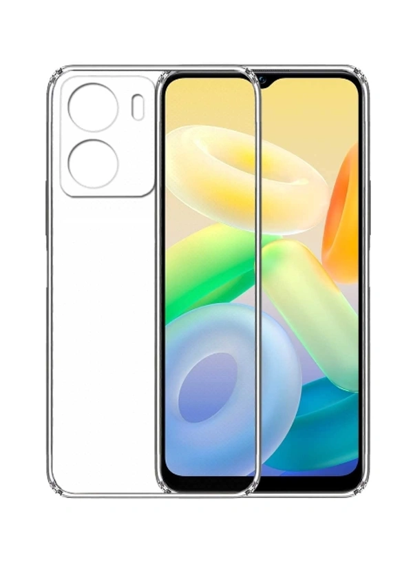 VIVO Y16 SHINESTAR Protective Soft Silicone Shockproof Protection Back Case Cover for Vivo Y16 - Transparent - White