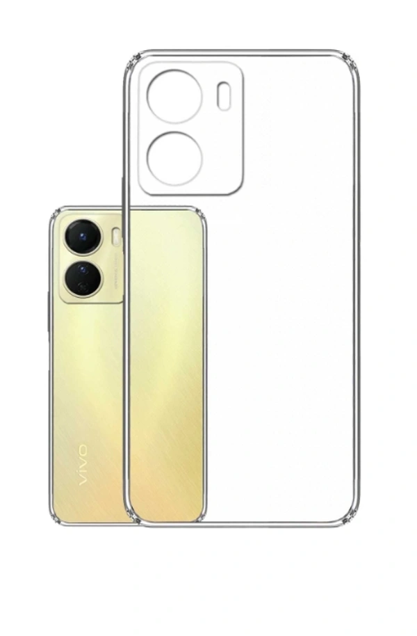 VIVO Y16 SHINESTAR Protective Soft Silicone Shockproof Protection Back Case Cover for Vivo Y16 - Transparent - White