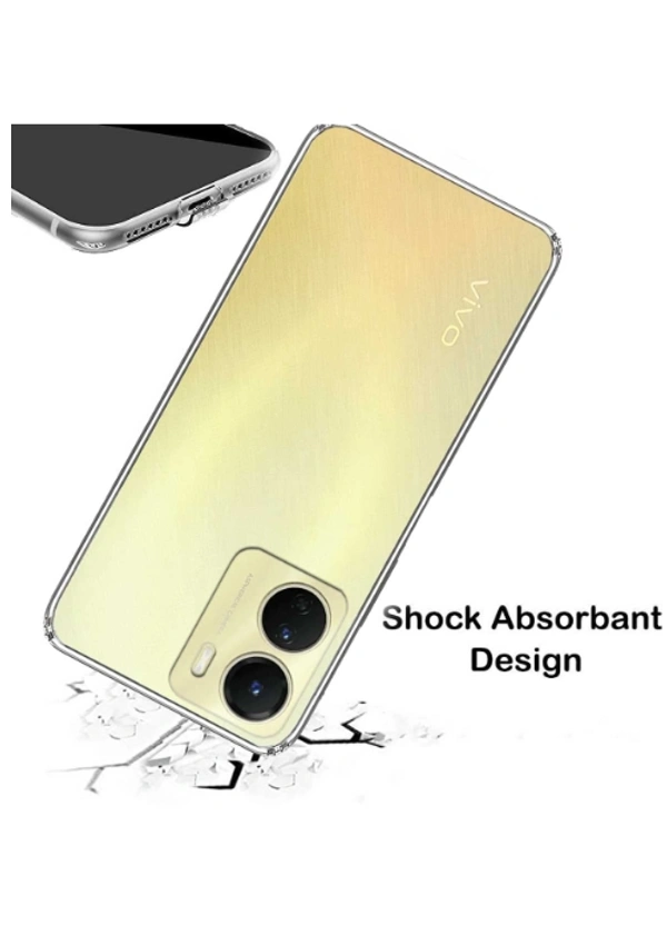 VIVO Y16 SHINESTAR Protective Soft Silicone Shockproof Protection Back Case Cover for Vivo Y16 - Transparent - White