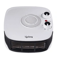 LIFE line room heater Lifelong LLFH921 Regalia 2000 W Fan Heater, 3 Air Settings, Room Heater with Overheating Protection, 1 Year Warranty ( White, (ISI Certified, Ideal for small to medium room/area) - White black