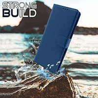 leather cover Pikkme Samsung Galaxy A13 4G Flip Cover | PU Leather Finish | 360 Protection | Wallet & Stand | Strong Magnetic Flip Case for Samsung Galaxy A13 4G (Blue)