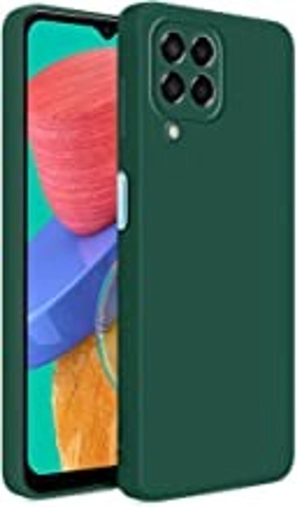 Samsung Galaxy M33 5G (Silicone | Green) Amazon Brand-Solimo Basic Case for Samsung Galaxy M33 5G (Silicone | Green)