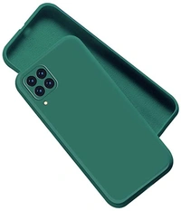 Samsung Galaxy M33 5G - Green A rtistque Liquid TPU Silicone Matte Shockproof Flexible with Camera Protection Soft Back Cover Case for Samsung Galaxy M33 5G - Green