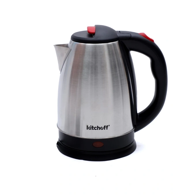 Generic Stainless Steel Electric Kettle Multipurpose Extra Large Cattle Electric with Handle Hot Water Tea Coffee Maker Water Boiler, Boiling Milk ( 1.8 Liter) - Silver, 1.8 L