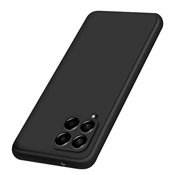Samsung Galaxy M53 5G (Black) Fashionury Back Cover Case for Samsung Galaxy M53 5G | 360 Degree Protection | Shock Proof Design | Matte Rubberized Soft Back Cover Case for Samsung Galaxy M53 5G (Black)