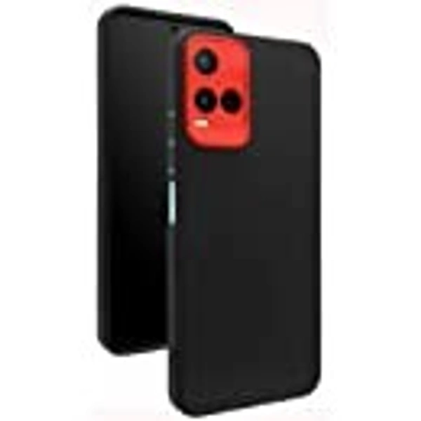 Vivo Y21 2021 Jkobi Back Cover Case for Vivo Y21 2021 (Camera Protection | Soft Matte Finish | Tactile Button Cushions | Professional Slim Flexible |Black)