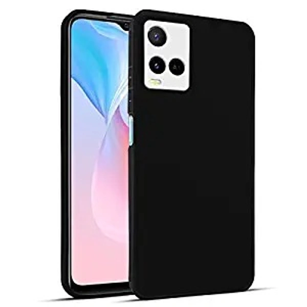 Vivo Y21 2021 | Y21G Jkobi Back Cover Case for Vivo Y21 2021 | Y21G (Pure White Camera Protection | Soft Matte Finish Smooth Touch | Tactile Button Cushions | Professional Slim Flexible |Black)