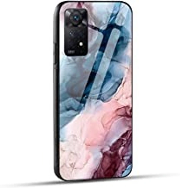 Redmi Note 11 Pro Plus 5G NDCOM for Marble Color Printed Glass Case Cover for Redmi Note 11 Pro+ 5G/ Redmi Note 11 Pro Plus 5G