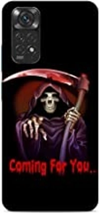 Redmi Note 11 5G CLEOK Back Cover for Redmi Note 11 5G (skeletol says Coming for You) 3D Printed Design Phone Back Hard Plastic Cover Case for Redmi Note 11 5G