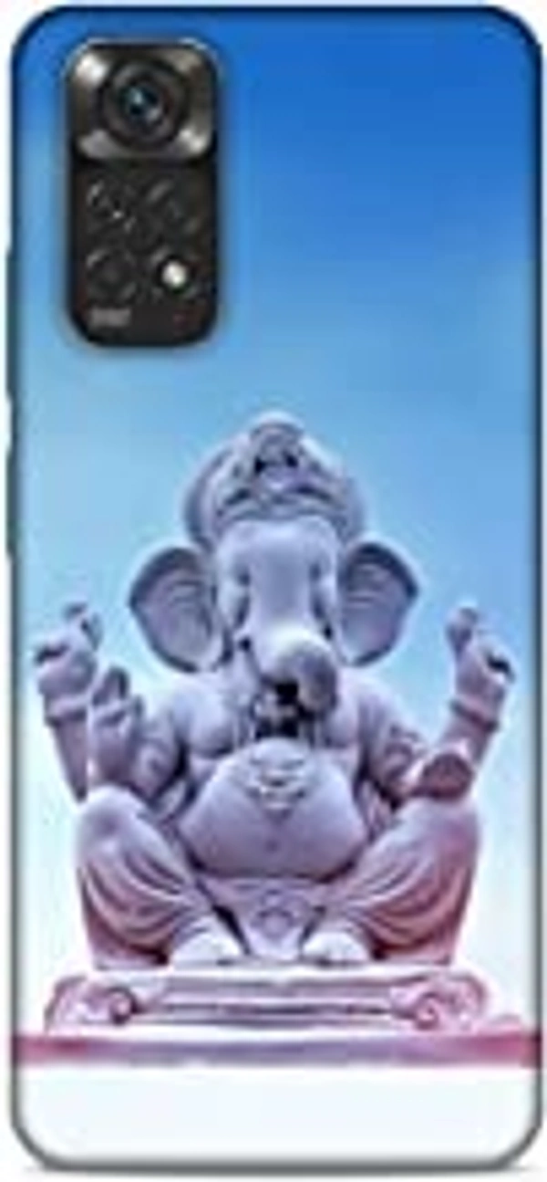 Redmi Note 11 5G CLEOK Back Cover for Redmi Note 11 5G (Lord Ganesh) 3D Printed Design Phone Back Hard Plastic Cover Case for Redmi Note 11 5G