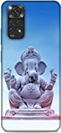 Redmi Note 11 5G CLEOK Back Cover for Redmi Note 11 5G (Lord Ganesh) 3D Printed Design Phone Back Hard Plastic Cover Case for Redmi Note 11 5G