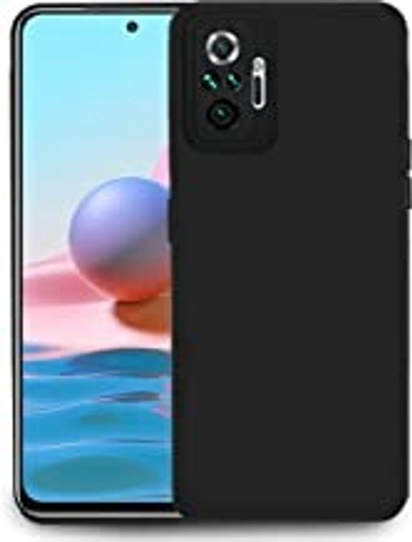 Note 10 Pro/Note 10 Pro Max (Black) CEDO Back Cover Redmi Note 10 Pro/Note 10 Pro Max | Matte Soft Silicon Flexible | Camera Bump Protection | All Side Shock Proof Rubberised Back Case Cover for Xiaomi Redmi Note 10 Pro/Note 10 Pro Max (Black)