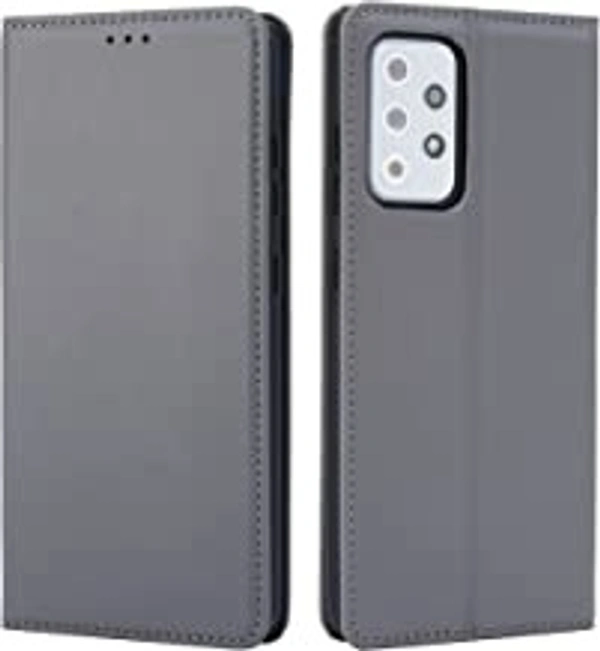 Redmi Note 11 Pro 5G - Grey Arbuda Ultra Slim Leather Flip Wallet Back Cover Case for Redmi Note 11 Pro 5G - Grey