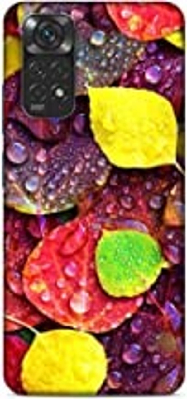 Redmi Note 11 5G CLEOK Back Cover for Redmi Note 11 5G (Lovely Colorfull Lovely Leaves) 3D Printed Design Phone Back Hard Plastic Cover Case for Redmi Note 11 5G