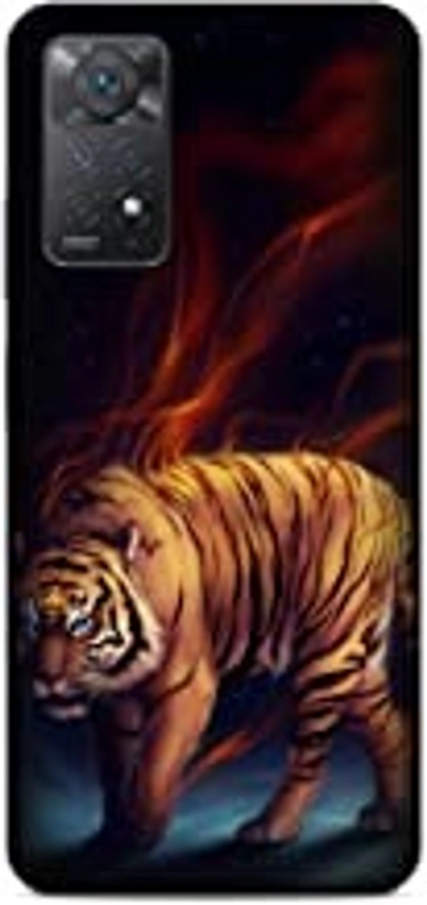 Redmi Note 11 Pro 5G CLEOK Back Cover for Redmi Note 11 Pro 5G (Firng Lion) 3D Printed Design Phone Back Hard Plastic Cover Case for Redmi Note 11 Pro 5G