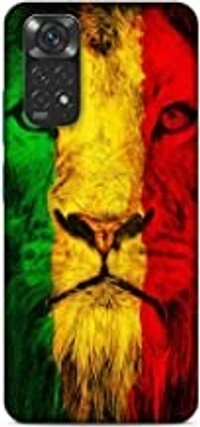 Redmi Note 11 5G CLEOK Back Cover for Redmi Note 11 5G (Colorfull Lion Head) 3D Printed Design Phone Back Hard Plastic Cover Case for Redmi Note 11 5G