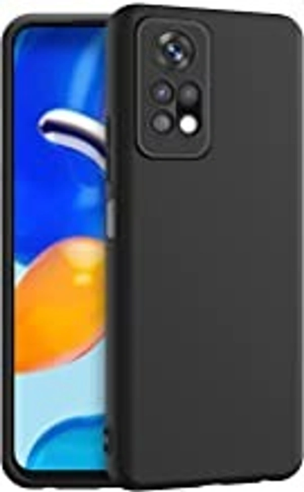 Redmi Note 11 / Note 11s 4G (Black) CEDO Redmi Note 11 / Note 11s 4G Back Cover | Matte Soft Silicon Flexible | Camera Bump Protection | All Side Shock Proof Rubberised Back Case Cover for Xiaomi Redmi Note 11 / Note 11s 4G (Black)