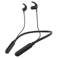 Wireless Bluetooth Neckband Earphone, Black Ambrane Bassband Ignite Wireless Bluetooth Neckband Earphone, Black(493285960)