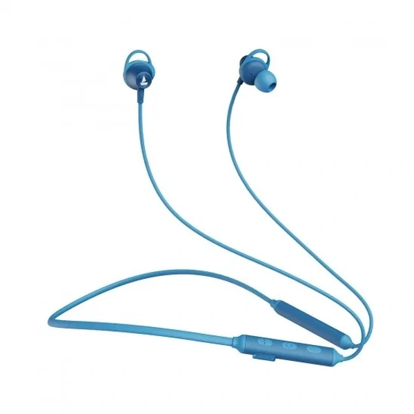 EAR EARPHONES WITH MIC OCEAN BLUE BOAT ROCKERZ 245V2 BLUETOOTH WIRELESS IN EAR EARPHONES WITH MIC OCEAN BLUE