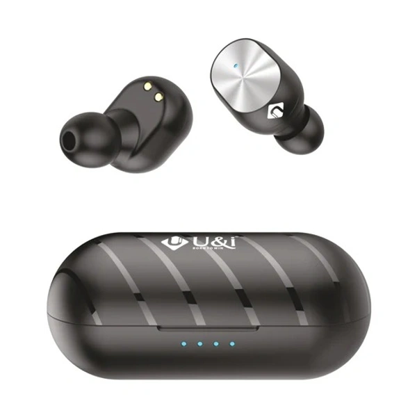 Stereo and Mic Bluetooth Headset (True Wireless) U&i MyStar Series 40 Hours Battery Backup True Wireless Earbuds - Stereo and Mic Bluetooth Headset (True Wireless)