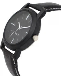 Nakoda Stainless Steel Watch Series Analogue Men's Watch (Black Dial Mens Long Colored Strap)