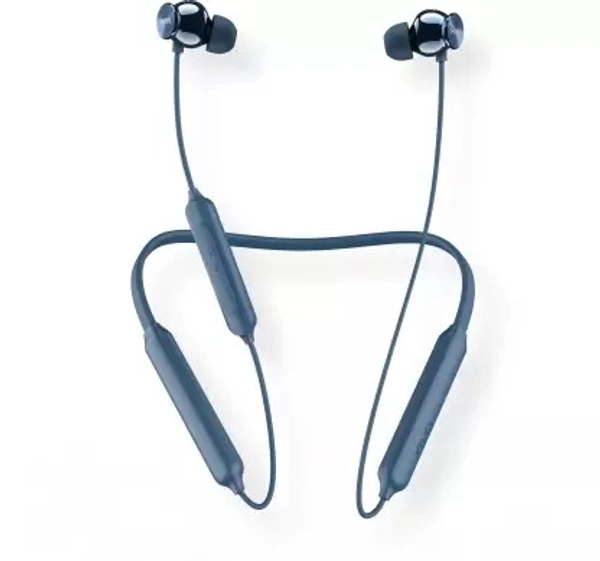 Mivi Collar Classic Pro TWS Neckband with 72 Hours of Playtime & Fast charging Bluetooth Headset (Blue, In the Ear)