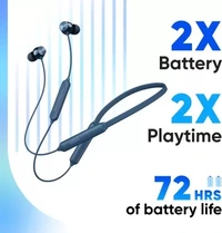 Mivi Collar Classic Pro TWS Neckband with 72 Hours of Playtime & Fast charging Bluetooth Headset (Blue, In the Ear)