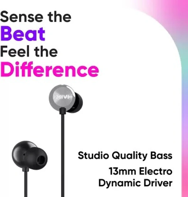 Mivi Collar Classic Pro TWS Neckband with 72 Hours of Playtime & Fast charging Bluetooth Headset (Black, In the Ear)