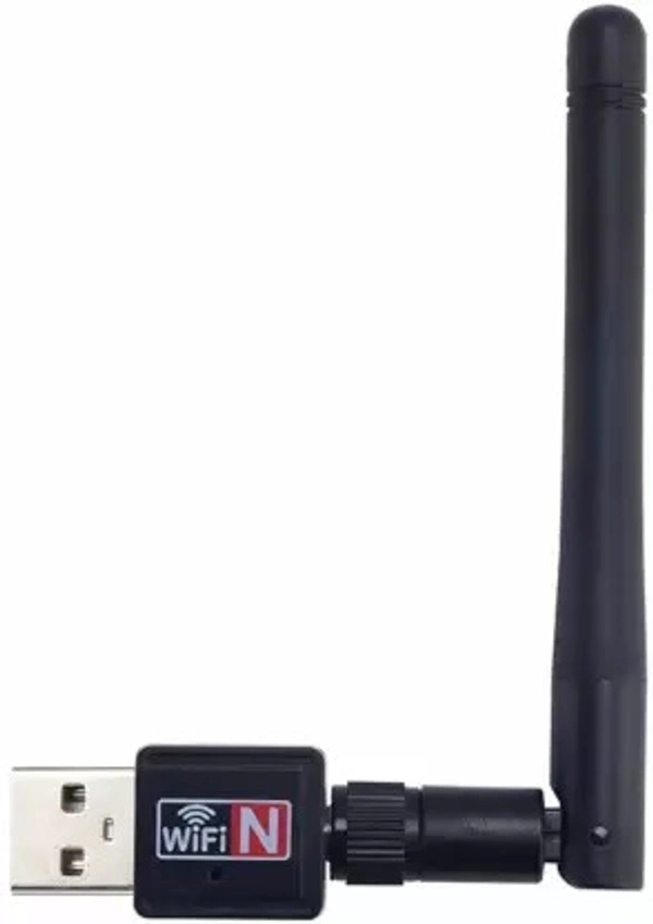 Adapter USB Adapter (Black) USB Adapter (Black) MIFKRT Wifi Antenna Dongle Connector 802.11n Wi Fi 2.4GHz Wireless LAN Network Card For All PC Desktop & Laptop USB Adapter USB Adapter (Black) USB Adapter (Black) - BLACK