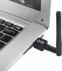 Adapter USB Adapter (Black) USB Adapter (Black) MIFKRT Wifi Antenna Dongle Connector 802.11n Wi Fi 2.4GHz Wireless LAN Network Card For All PC Desktop & Laptop USB Adapter USB Adapter (Black) USB Adapter (Black) - BLACK