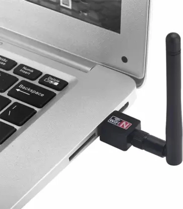Adapter USB Adapter (Black) USB Adapter (Black) MIFKRT Wifi Antenna Dongle Connector 802.11n Wi Fi 2.4GHz Wireless LAN Network Card For All PC Desktop & Laptop USB Adapter USB Adapter (Black) USB Adapter (Black) - BLACK