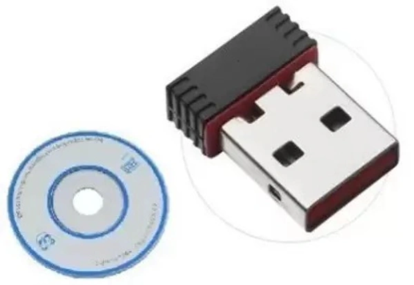 Wireless Mini Wi-Fi Network USB Adapter (Black) Etake Wi-Fi Receiver 2.4GHz, 802.11b/g/n USB 2.0 Wireless Mini Wi-Fi Network USB Adapter (Black)