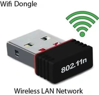 Wireless Mini Wi-Fi Network USB Adapter (Black) Etake Wi-Fi Receiver 2.4GHz, 802.11b/g/n USB 2.0 Wireless Mini Wi-Fi Network USB Adapter (Black)