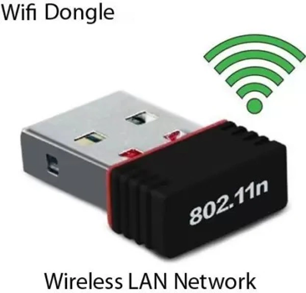 Wireless Mini Wi-Fi Network USB Adapter (Black) Etake Wi-Fi Receiver 2.4GHz, 802.11b/g/n USB 2.0 Wireless Mini Wi-Fi Network USB Adapter (Black)