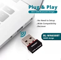 AC650M Dual-Band Wi-Fi USB Adapter (Black) Match LB-Link BL-WN650BT Bluetooth 4.2 and AC650M Dual-Band Wi-Fi USB Adapter (Black)