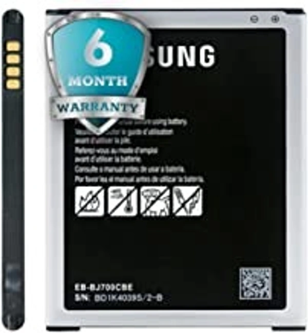 मूल EB-BJ700CBN बैटरी Samsung Galaxy J7 (J700F) के लिए इस्तेमाल होने वाला - 3000 mAh - 6 महीने की वारंटी - 3000mAh