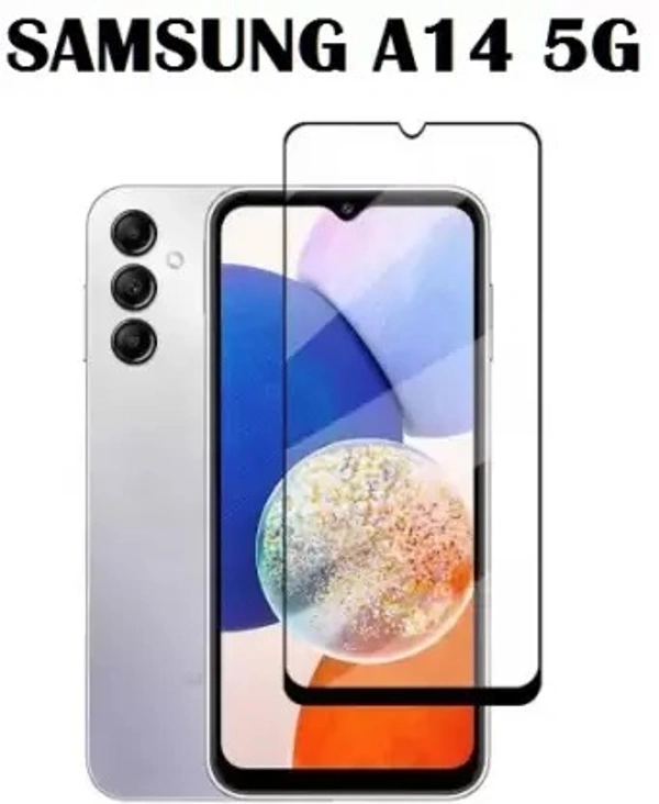 Galaxy A14 5G, SAMSUNG A14 5G (Pack of 1) CASEHUNT Edge To Edge Tempered Glass for SAMSUNG Galaxy A14 5G, SAMSUNG A14 5G (Pack of 1)