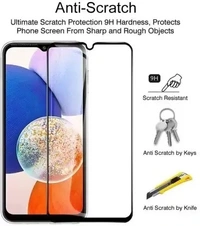 Galaxy A14 5G, SAMSUNG A14 5G (Pack of 1) CASEHUNT Edge To Edge Tempered Glass for SAMSUNG Galaxy A14 5G, SAMSUNG A14 5G (Pack of 1)