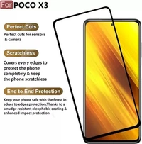 Poco X3, Poco X2, Oppo A12, Poco F3 GT (Pack of 1) iZAP Tempered Glass Guard for Poco X3 pro, Poco X3, Poco X2, Oppo A12, Poco F3 GT (Pack of 1)