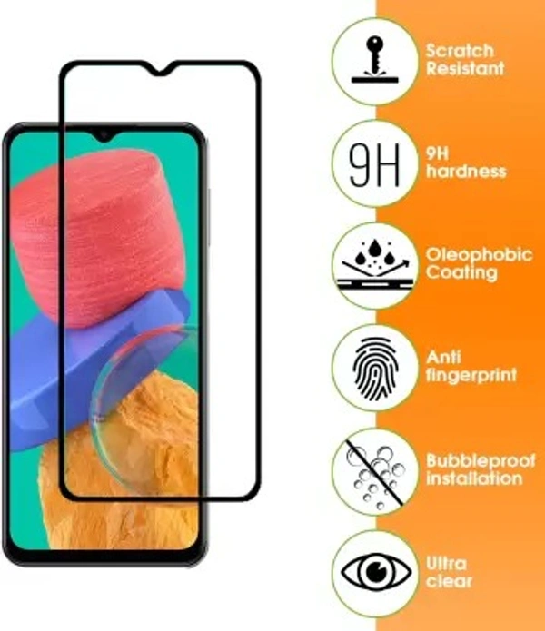 Galaxy A23 5G, Samsung Galaxy A13 5G, (Pack of 1) GORILLA FIVE Edge To Edge Tempered Glass for Samsung Galaxy-F13 5G, Samsung Galaxy M33 5G, Samsung Galaxy F22 5G, Samsung Galaxy M23 5G, Samsung Galaxy A23 5G, Samsung Galaxy A13 5G, (Pack of 1)