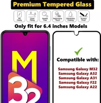 M32 5G and Other 6.5 inch Models) (Pack of 1) SmartBuy Edge To Edge Tempered Glass for Samsung Galaxy M32, Samsung Galaxy A32, Samsung Galaxy A31, Samsung Galaxy A22, Samsung Galaxy F22, (Will Not Fit M32 5G and Other 6.5 inch Models) (Pack of 1)