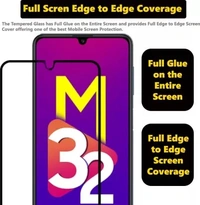 M32 5G and Other 6.5 inch Models) (Pack of 1) SmartBuy Edge To Edge Tempered Glass for Samsung Galaxy M32, Samsung Galaxy A32, Samsung Galaxy A31, Samsung Galaxy A22, Samsung Galaxy F22, (Will Not Fit M32 5G and Other 6.5 inch Models) (Pack of 1)