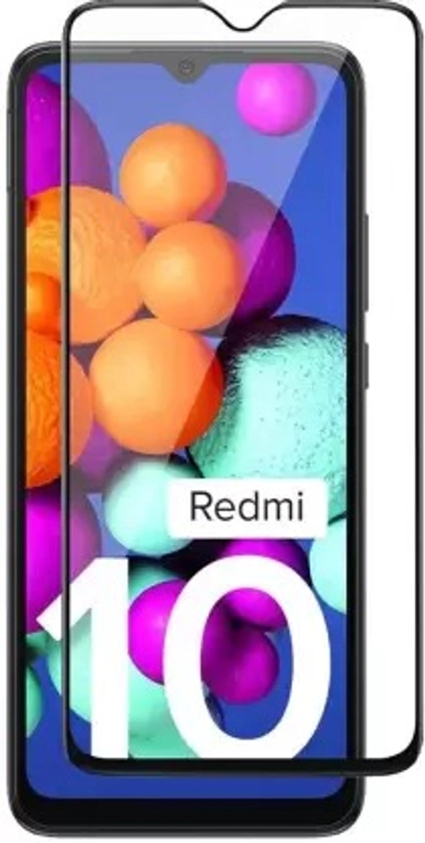 Redmi 10 Power/ Redmi 10 / Redmi 10c (Pack of 1) HIE POWER Edge To Edge Tempered Glass for Redmi 10 Power/ Redmi 10 / Redmi 10c (Pack of 1)